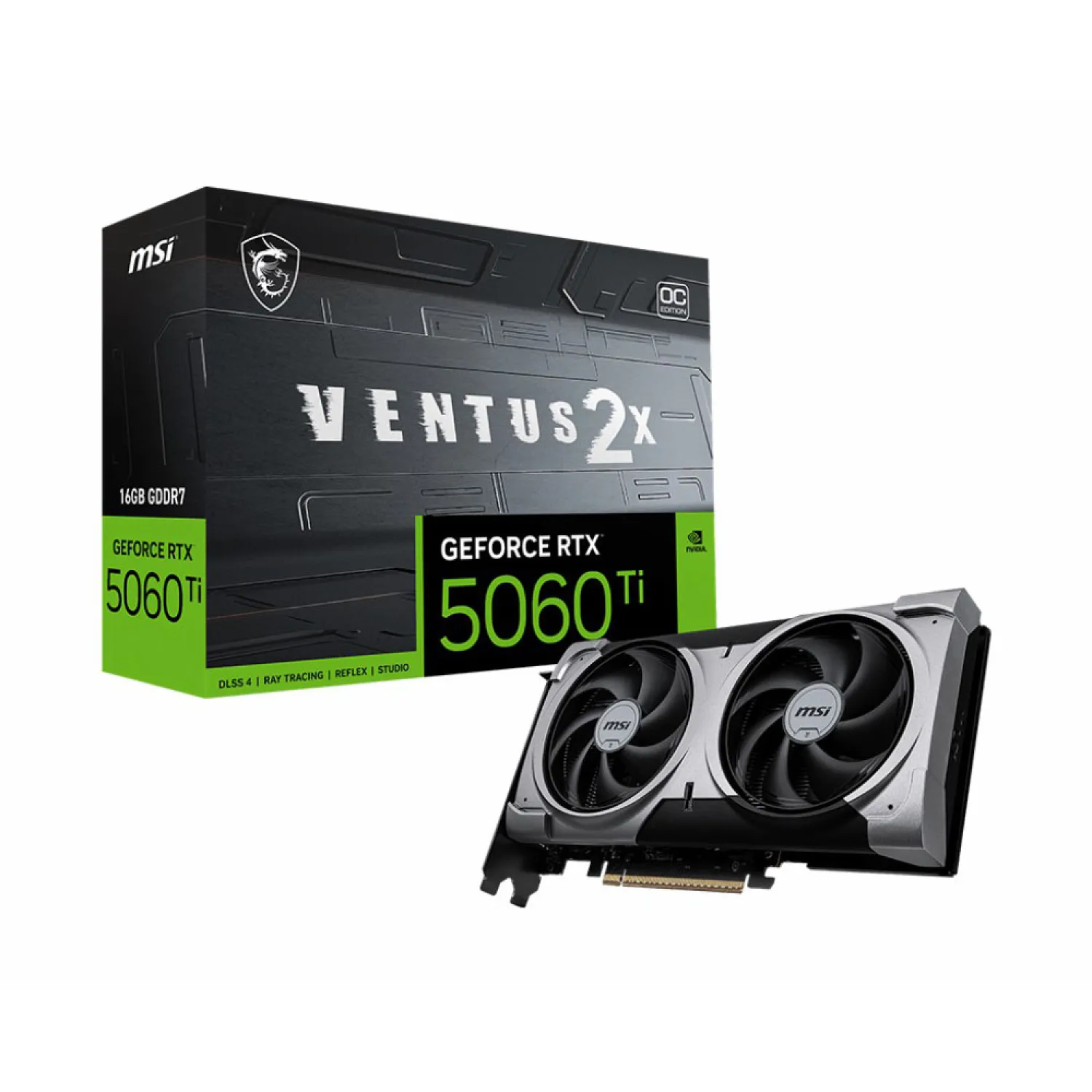 کارت گرافیک MSI RTX 5060Ti VENTUS 2X OC Plus 16GB
