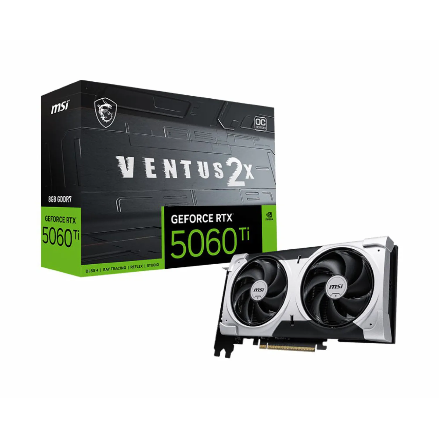 کارت گرافیک MSI RTX 5060Ti VENTUS 2X OC Plus 8GB