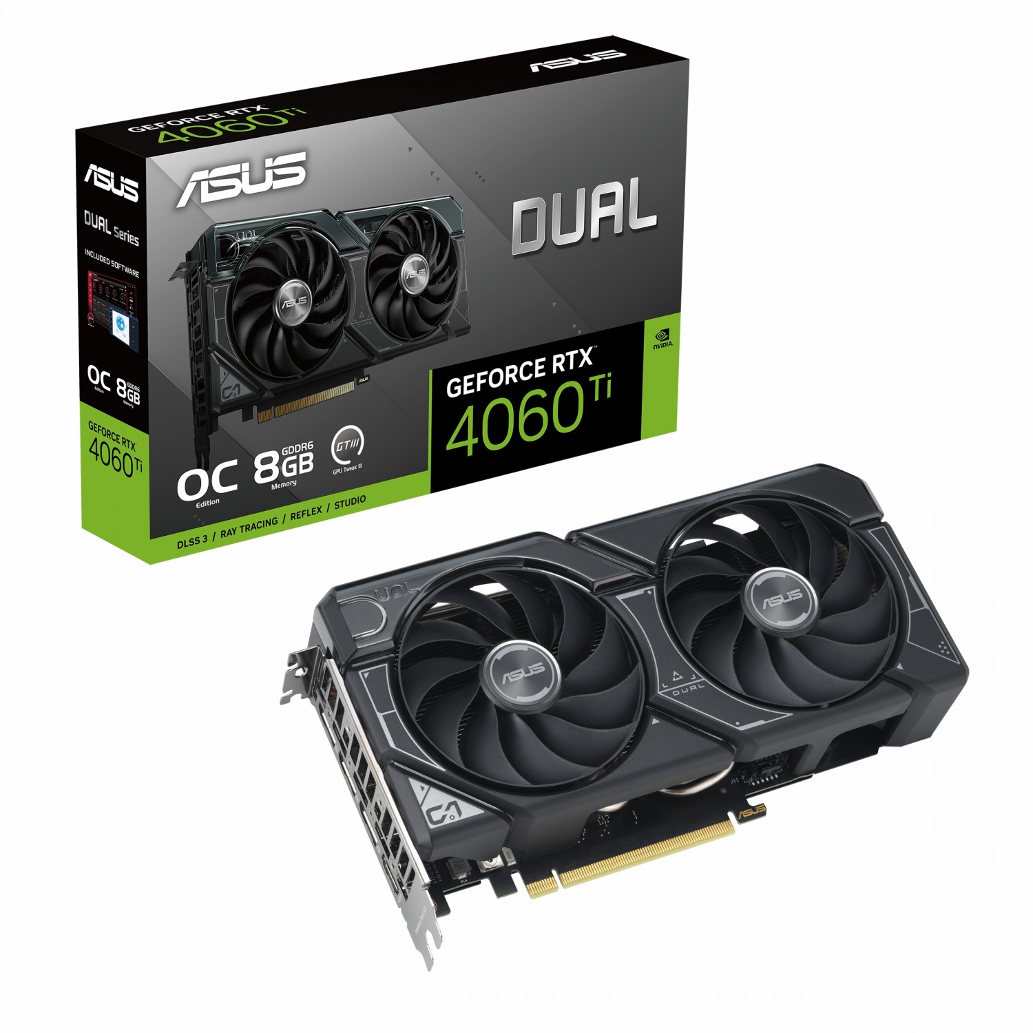 کارت گرافیک ایسوس مدل ASUS Dual GeForce RTX 4060Ti OC 8GB